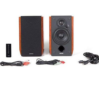 Edifier Αυτοενισχυόμενα Ηχεία 2 Δρόμων R1700BT 66W (Ζεύγος) Καφέ