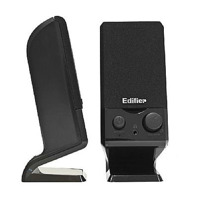 Edifier M1250 Ηχεία Υπολογιστή 2.0 με Ισχύ 1.2W σε Μαύρο Χρώμα