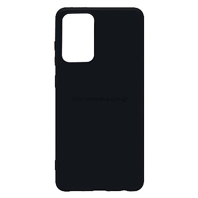 iNOS Θήκη Liquid Silicon Samsung A725F Galaxy A72 4G L-Cover Μαύρο