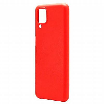 iNOS Θήκη Liquid Silicon Samsung A125F Galaxy A12 L-Cover Κόκκινο