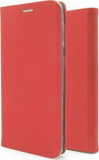 iNOS  Flip Book Apple iPhone 7 Plus/ iPhone 8 Plus Curved S-Folio Κόκκινο