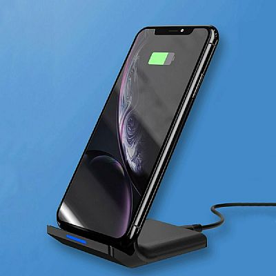 WK Wireless Charging Pad (Qi) Μαύρο (WP-U84)