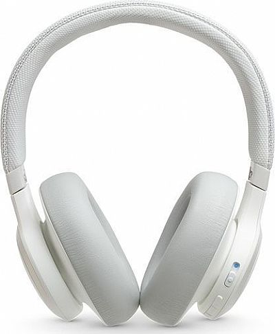 JBL Live 650BTNC Ασύρματα/Ενσύρματα Over Ear Ακουστικά Λευκά