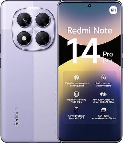 Xiaomi Redmi Note 14 Pro (8GB/256GB) 5G Purple