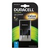 Duracell Φορτιστής Ταξιδιού με Εξοδο USB 1.0A Μαύρο