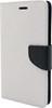 iNOS Flip Book iPhone 7 / 8 2C Folio Λευκό-Σκούρο Μπλε 