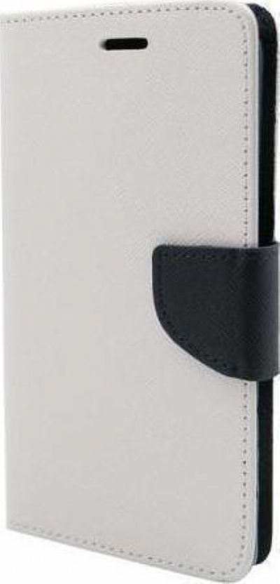 iNOS Flip Book iPhone 7 / 8 2C Folio Λευκό-Σκούρο Μπλε 