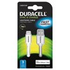 Καλώδιο Σύνδεσης USB 2.0 Duracell USB A to MFI Lightning 1m Λευκό 