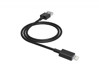 Puro Καλώδιο Lightning to USB 1m-MFI Cable CAPLTBLK Μαύρο