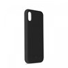Puro Silicon with microfiber inside iPhone Xs Max Μαύρο