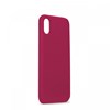 Puro Silicon with microfiber inside iPhone Xs Max Φούξια