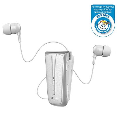 iPro RH219s Retractable με δόνηση Λευκό Ασημί