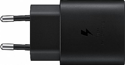 Samsung USB Type-C Cable & Wall Adapter Μαύρο (Travel Adapter 25W)