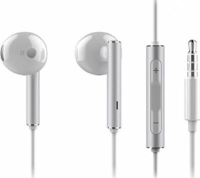 Ακουστικά Huawei AM116 white stereo Headset In-Ear metal 3.5mm jack