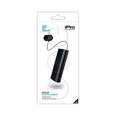 iPro RH519 AutoAnswer Retractable με Δόνηση Μαύρο