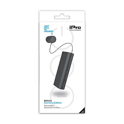 iPro RH519 AutoAnswer Retractable με Δόνηση Γκρι