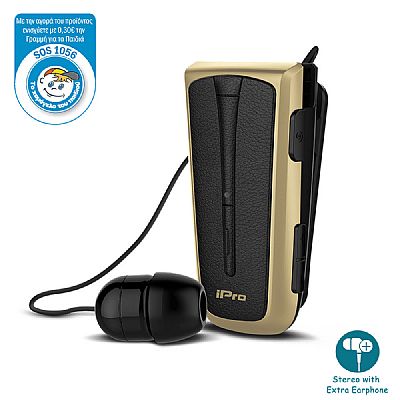 iPro RH219s Retractable με δόνηση Μαύρο Χρυσό